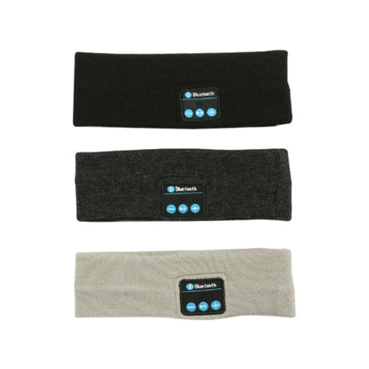 Bluetooth Headset Sports Headband Outdoor Running Yoga Sweat-Absorbent Headscarf, Colour: Dark Gray - Smart Wear by buy2fix | Online Shopping UK | buy2fix