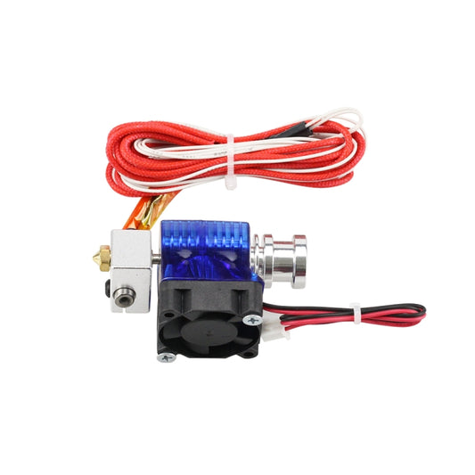 3D V6 Printer Extrusion Head Printer J-Head Hotend With Single Cooling Fan, Specification: Short 3 / 0.4mm by buy2fix