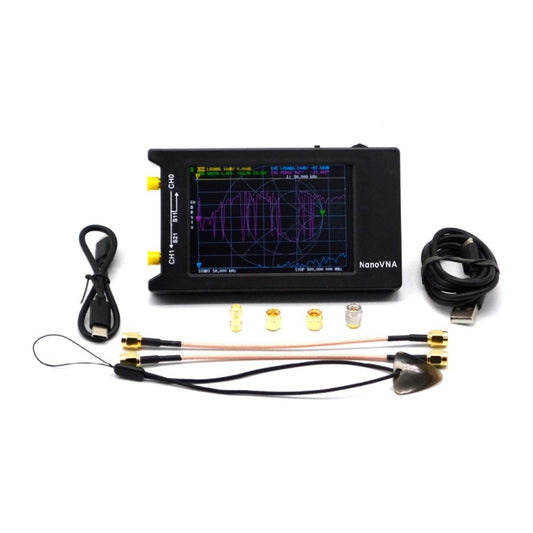 NanoVNA-H4 4 Inch Full View LCD Screen 50Khz-1.5Ghz VNA HF VHF UHF UV Vector Network Analyzer by buy2fix