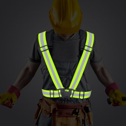 Reflective Elastic Band Suit Night Running Construction Site Traffic Safety Reflective Equipment,Style: 1 Strap+4 Arm Strap+Storage Bag - Workplace Safety Supplies by buy2fix | Online Shopping UK | buy2fix