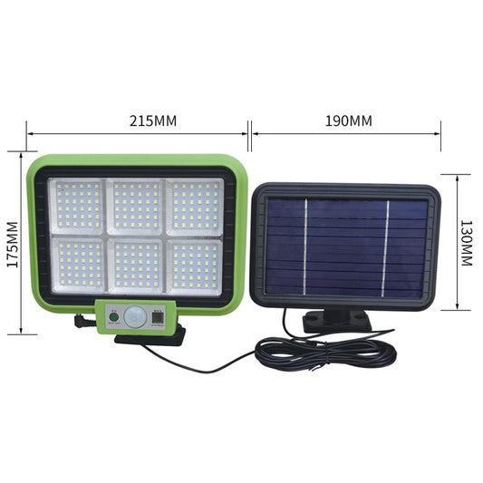 6 x 36 LED Outdoor Waterproof Solar Split Type Wall Light Human Induction Garden Corridor Household Street Light by buy2fix