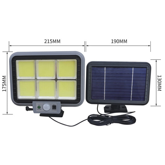 6 x 49 COB Outdoor Waterproof Solar Split Type Wall Light Human Induction Garden Corridor Household Street Light by buy2fix