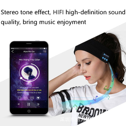 Z3 Wireless Bluetooth Music Sports Headband Binaural Stereo Bluetooth Hat(Dark Gray Boxed) - Smart Wear by buy2fix | Online Shopping UK | buy2fix