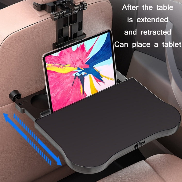 Car Seat Back 360 Degree Rotating Dining Table Board Multifunctional Folding Beverage Computer Rack(Black) - In Car by buy2fix | Online Shopping UK | buy2fix