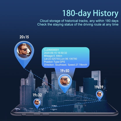 CJ280 GPS Locator Wireless Strong Magnetic Positioning Tracker, Specification: 2G 6000mAh by buy2fix