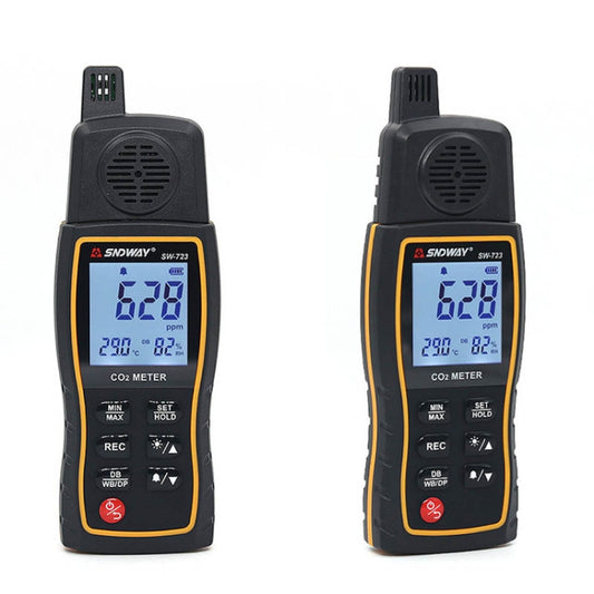 SNDWAY SW723 High-Precision Carbon Dioxide Detector Air Carbon Dioxide Concentration Monitor(SW723) by buy2fix