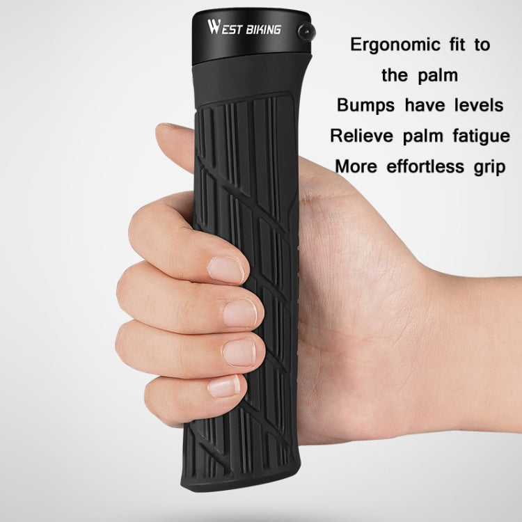 WEST BIKING Bicycle Anti-Skid And Shock-Absorbing Comfortable Grip Cover(Grass Green) by WEST BIKING