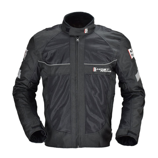 GHOST RACING GR-Y05 Motorcycle Cycling Cloth Men Knight Racing Jacket Keep Warm Anti-Fall Locomotive Off-Road Suit, Size: M(Black) by GHOST RACING