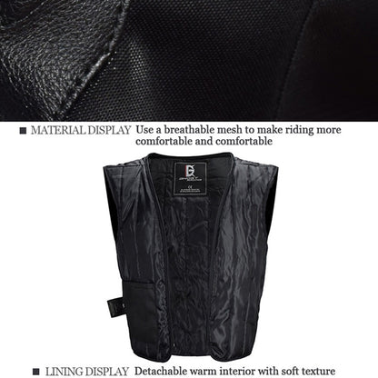 GHOST RACING GR-Y09 Motorcycle Four Seasons Racing Suit Locomotive Riding Anti-Fall Rally Suit, Size: L(Black) by GHOST RACING