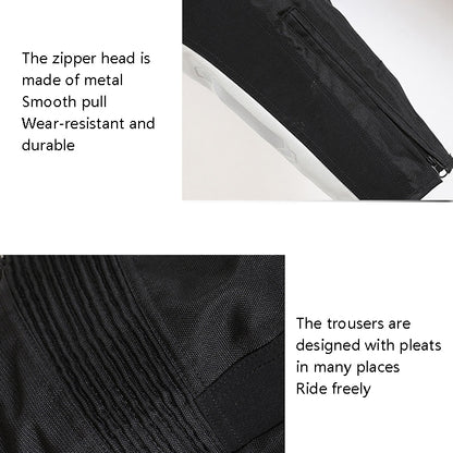 GHOST RACING GR-K06 Motorcycle Riding Trousers Racing Motorcycle Anti-Fall Windproof Keep Warm Pants, Size: XXXXL(Black) by GHOST RACING