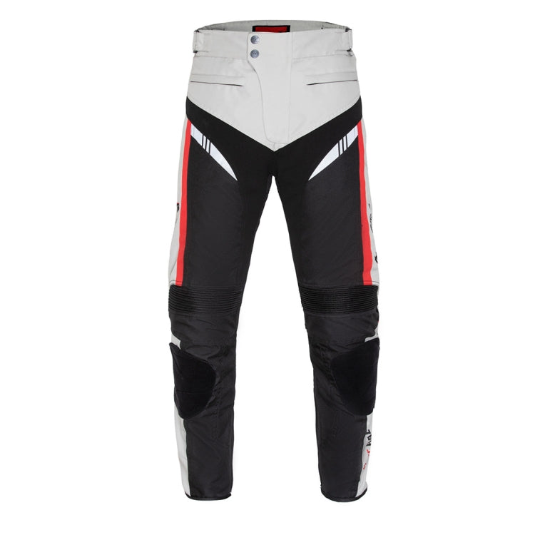 GHOST RACING GR-K06 Motorcycle Riding Trousers Racing Motorcycle Anti-Fall Windproof Keep Warm Pants, Size: XXXXL(Grey) by GHOST RACING