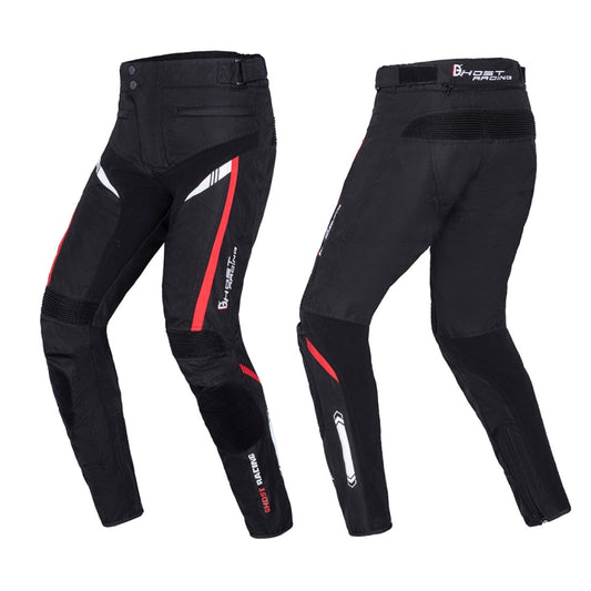 GHOST RACING GR-K06 Motorcycle Riding Trousers Racing Motorcycle Anti-Fall Windproof Keep Warm Pants, Size: XXXXL(Black) by GHOST RACING