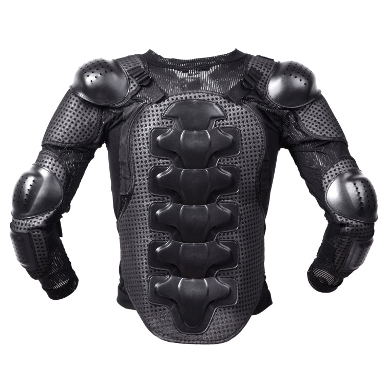 GHOST RACING F060 Motorcycle Armor Suit Riding Protective Gear Chest Protector Elbow Pad Fall Protection Suit, Size: S(Black) - In Car by GHOST RACING | Online Shopping UK | buy2fix