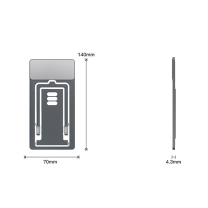 HZ10 Slim Portable Desktop Live Stand Multifunctional Folding Mobile Phone Holder(Gray) - Desktop Holder by buy2fix | Online Shopping UK | buy2fix