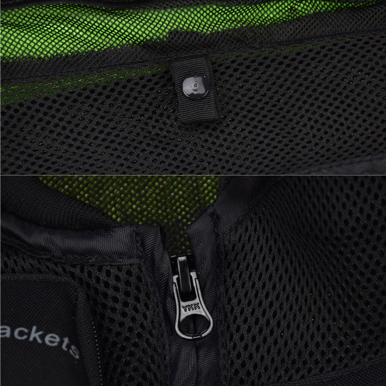 GHOST RACING GR-Y06 Motorcycle Riding Vest Safety Reflective Vest, Size: XXL(Black) by GHOST RACING