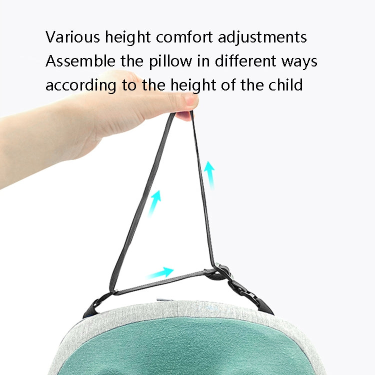 Children Car Head Pillow Car Interior Supplies Travel Sleep Adjustable U-Type Memory Cotton Neck Pillow(Matcha Green) - In Car by buy2fix | Online Shopping UK | buy2fix