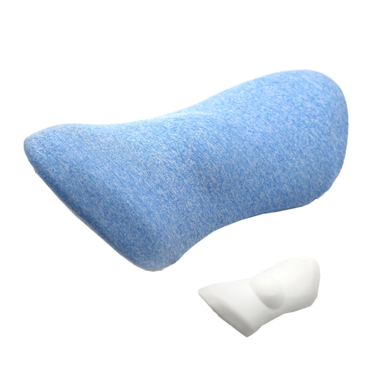 Car Supplies Lumbar Support Memory Foam Car Backrest Lumbar Cushion Seat Cushion Lumbar Pillow, Colour: Cationic Sky Lake Blue - In Car by buy2fix | Online Shopping UK | buy2fix