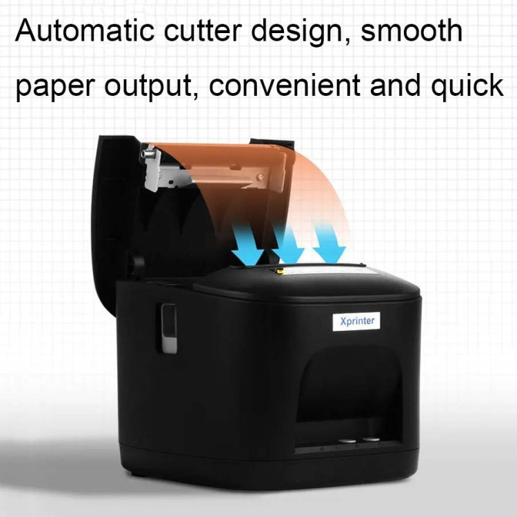 Xprinter XP-T80 72mm Portable Express List Thermal Receipt Printer, Style:USB Port(EU Plug) - Consumer Electronics by Xprinter | Online Shopping UK | buy2fix