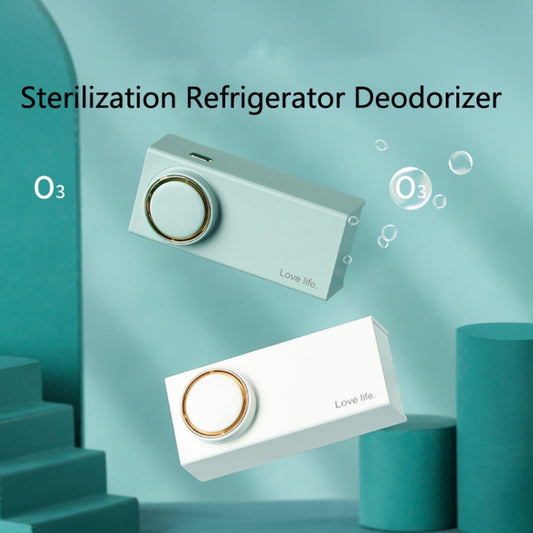 L18 Refrigerator Deodorizer Sterilization Deodorization Odor Preservation Small Household Car Air Purifier(White) by buy2fix