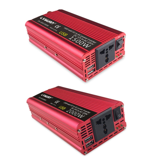 LVYUAN Car Inverter Dual USB Power Converter, Specification: 12V to 110V 1500W US Plug by buy2fix