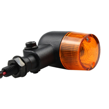 2 PCS Motorcycle Modified Steering Lamp Retro Metal Iron Shell Turning Light(Yellow Shell) by buy2fix