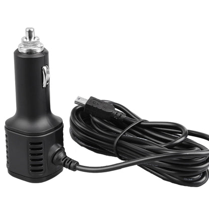 H519 Car Charger Driving Recorder Power Cord Dual USB With Display Charging Line, Specification: Mini Right Elbow - In Car by buy2fix | Online Shopping UK | buy2fix