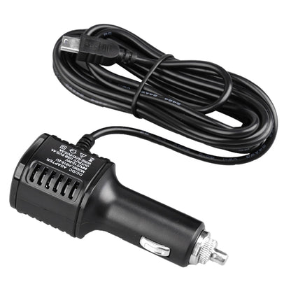 H519 Car Charger Driving Recorder Power Cord Dual USB With Display Charging Line, Specification: Mini Left Elbow - In Car by buy2fix | Online Shopping UK | buy2fix