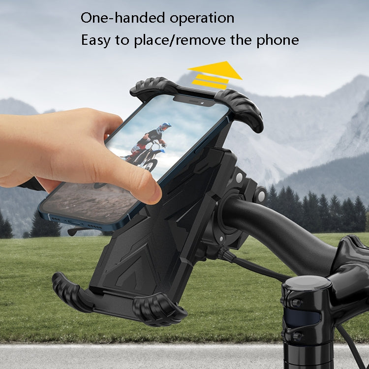 H18 Bicycle Mobile Phone Bracket Motorcycle Single-Handed Operation Mobile Phone Navigation Frame - Outdoor & Sports by buy2fix | Online Shopping UK | buy2fix