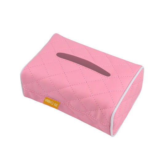 2 PCS GM-020 Car Sun Visor Chair Back Mount Car Paper Towel Box(Pink) - In Car by buy2fix | Online Shopping UK | buy2fix