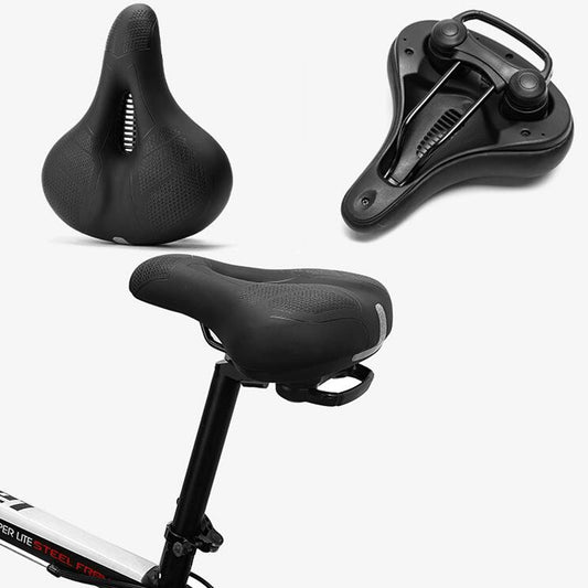 BG-1147 Bicycle Comfortable Cushion Bicycle Cycling Seat Mountain Bike Saddle Large by buy2fix
