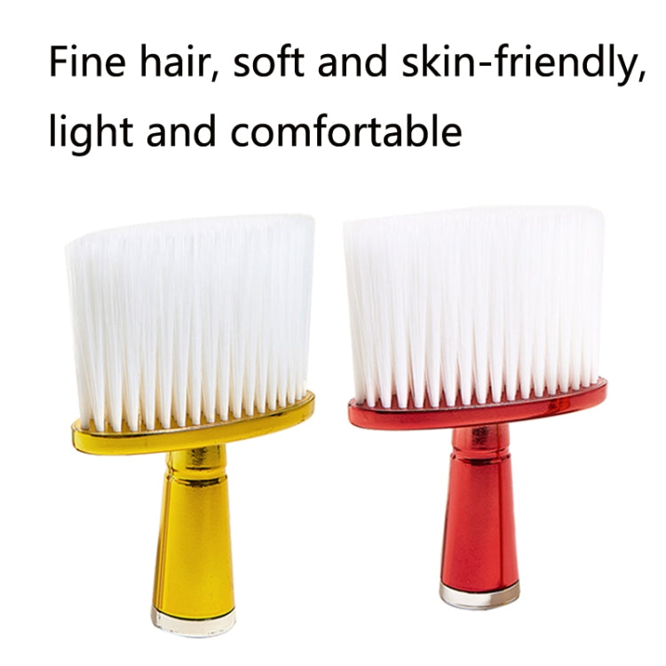 P6424 Hairdresser Sweeping Hair Brushes Hairdressing Nylon Soft Cleaning Brushes Home Hair Salons Shaving Broken Hair Brushes(Silver) - Hair Trimmer by buy2fix | Online Shopping UK | buy2fix