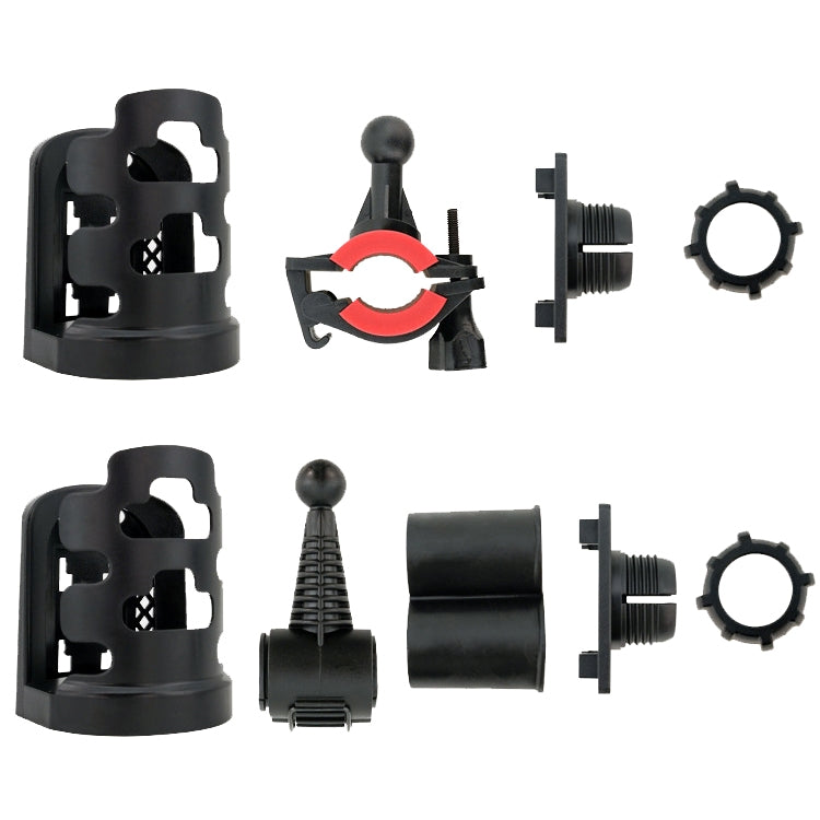 2 PCS SMCP-380 General Riding Cup Rack Motorcycle Bicycle Cup Holder(Handlebar Installation) by buy2fix