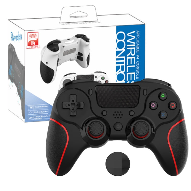 MB-P913 PC Six-Axis Somatosensory Back Key Programming Dual Vibration Bluetooth Gamepad For PS4 Pro(Black) - Gamepads by buy2fix | Online Shopping UK | buy2fix