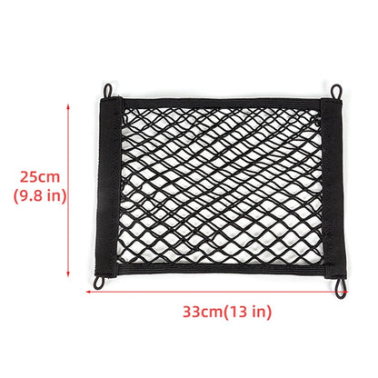 BL-210330 Car Door Net Bag Car Stretch Storage Bag Trunk Fire Extinguisher Side Net, Style: 35x25cm Fine Net - In Car by buy2fix | Online Shopping UK | buy2fix