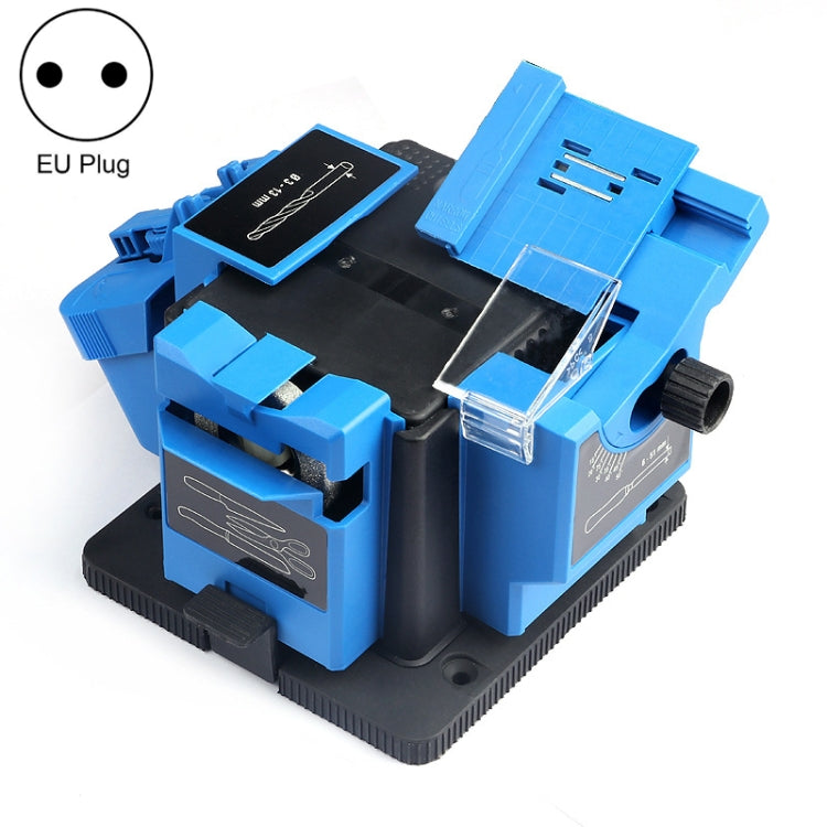 Electric Household Knife Sharpener Scissors Fruit Knife Drill Bit Sharpener(Blue EU Plug) - Abrasive Tools & Accessories by buy2fix | Online Shopping UK | buy2fix