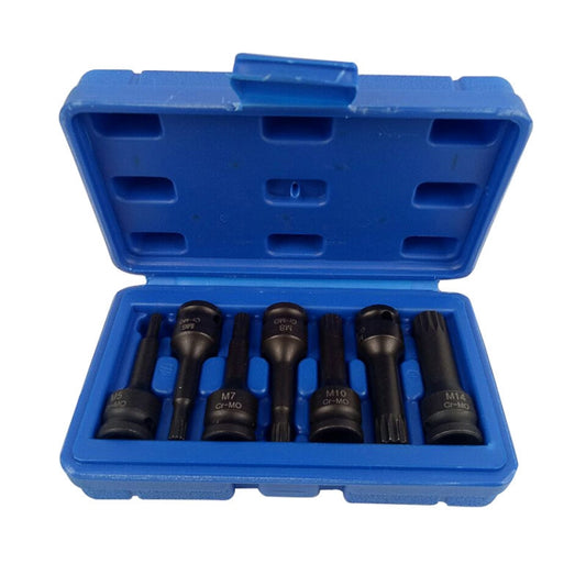 7 PCS / Set 3/8 Inch Pneumatic Pressure Batch Socket Set Tool, Specification: 7092 M Type by buy2fix