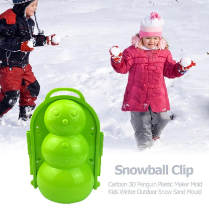 3 PCS Children Winter Outdoor Toy 3D Snow & Sand Mould Tool, Random Colors Delivery, Style: Elf - Toy Sports by buy2fix | Online Shopping UK | buy2fix