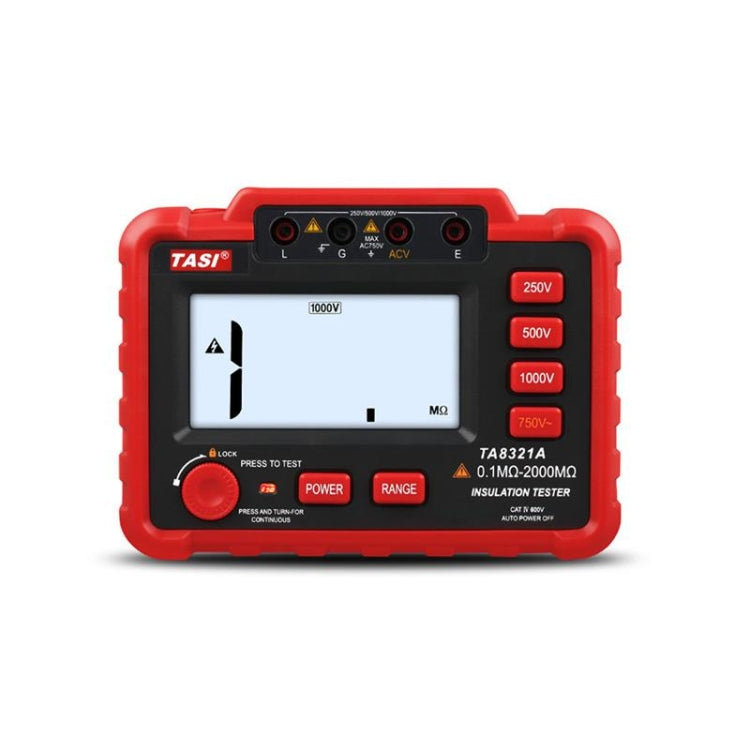 TASI Digital Insulation Resistance Measuring Tester(TA8321A  250-1000V) - Consumer Electronics by TASI | Online Shopping UK | buy2fix