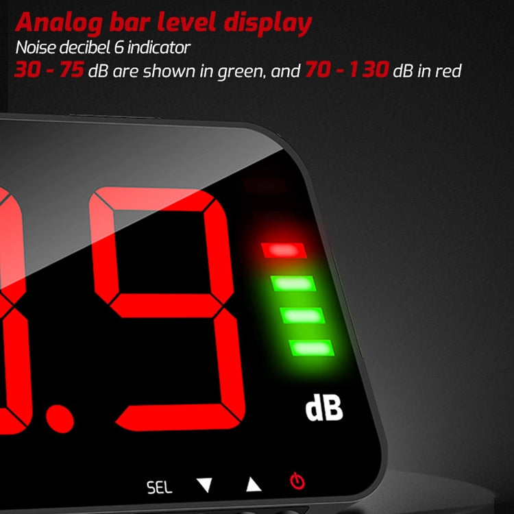 TASI TA653B Large-Screen Noise Meter Wall-Mounted Decibel Meter - Consumer Electronics by TASI | Online Shopping UK | buy2fix