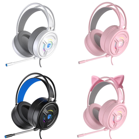 PANTSAN PSH-200 Wired Gaming Headset with Microphone, Colour: 3.5mm Pink by PANTSAN