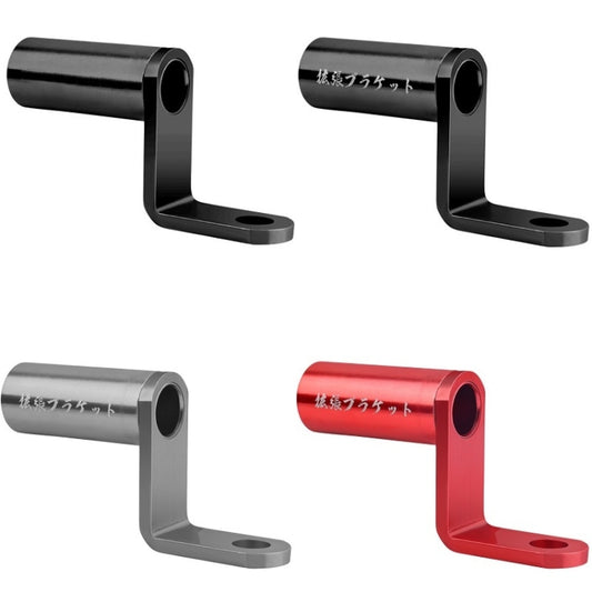 Bicycle Aluminum Alloy Conversion Bracket Extension Rack(Black) by buy2fix