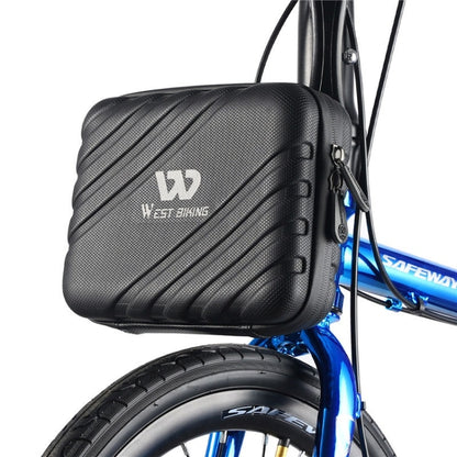 WEST BIKING 2L Folding Bike Hard Shell Storage Bag(Black) - Bicycle Bags by WEST BIKING | Online Shopping UK | buy2fix