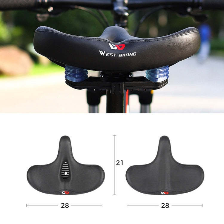 WEST BIKING Bicycle Big Butt Shock Absorption Soft Saddle(Groove Type) - Outdoor & Sports by WEST BIKING | Online Shopping UK | buy2fix