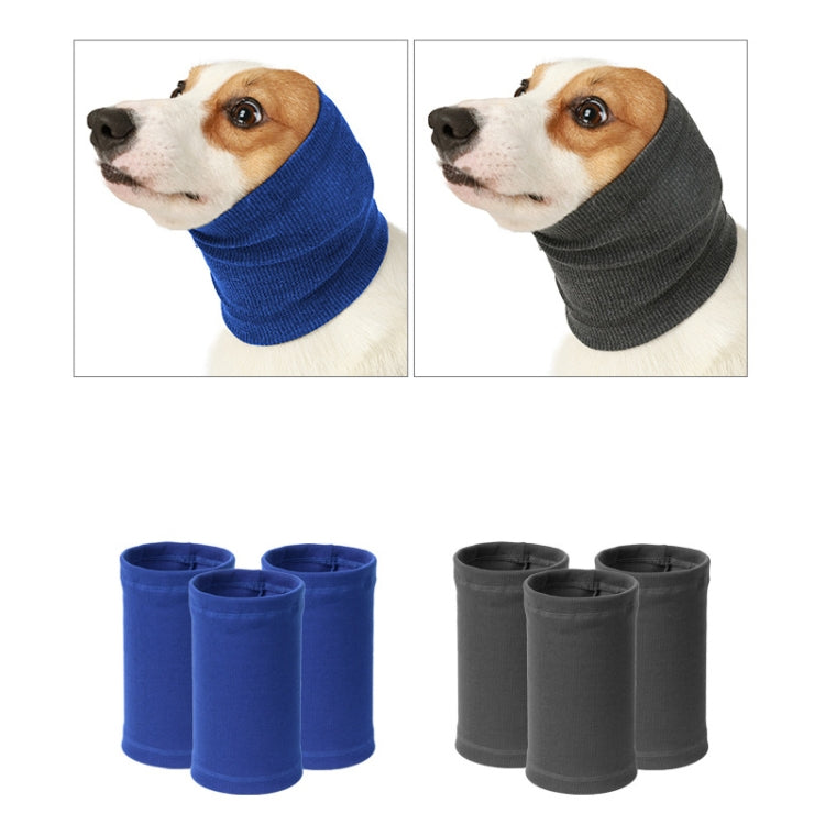 Dog Comforting Headgear Pet Scare Prevention Headscarf, Specification: S(Blue) - Home & Garden by buy2fix | Online Shopping UK | buy2fix