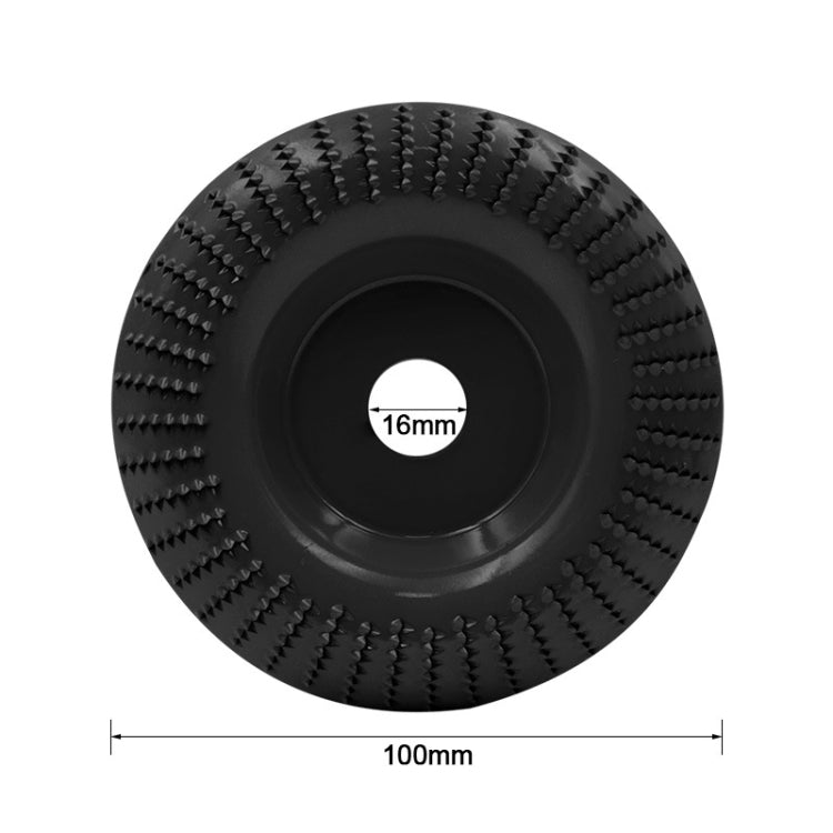 Woodworking Sanding Plastic Stab Discs Hard Round Grinding Wheels For Angle Grinders, Specification: 100mm Black Curved - Abrasive Tools & Accessories by buy2fix | Online Shopping UK | buy2fix