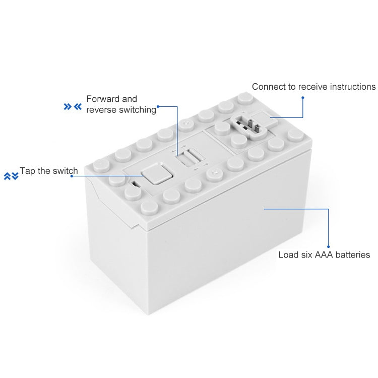 88003 L Motor / Forward and Backward Applications Building Block Power Group - Toys & Hobbies by buy2fix | Online Shopping UK | buy2fix