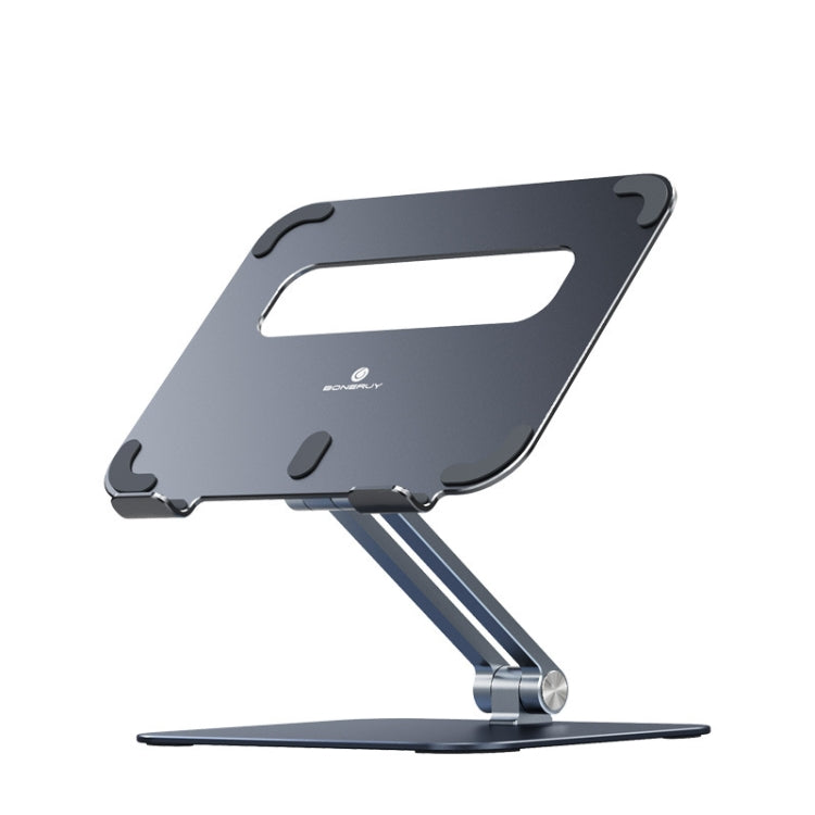 Boneruy P61 Aluminum Alloy Tablet Desktop Phone Holder(Grey) - Desktop Holder by BONERUY | Online Shopping UK | buy2fix