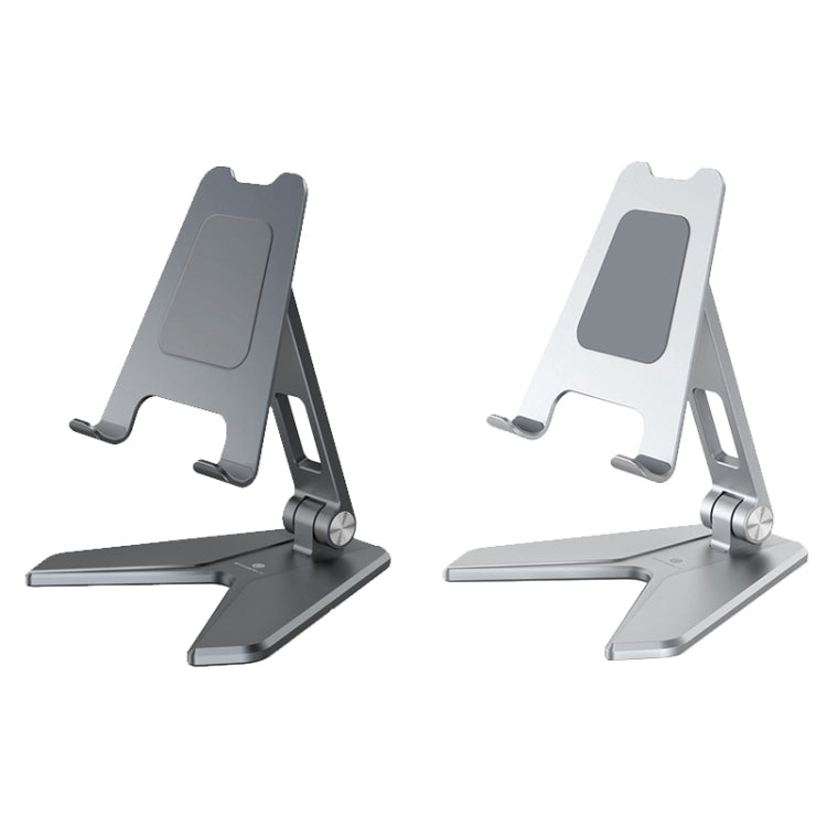 Boneruy P25 Aluminum Alloy Mobile Phone Tablet PC Stand,Style: Mobile Phone Gray - Desktop Holder by BONERUY | Online Shopping UK | buy2fix