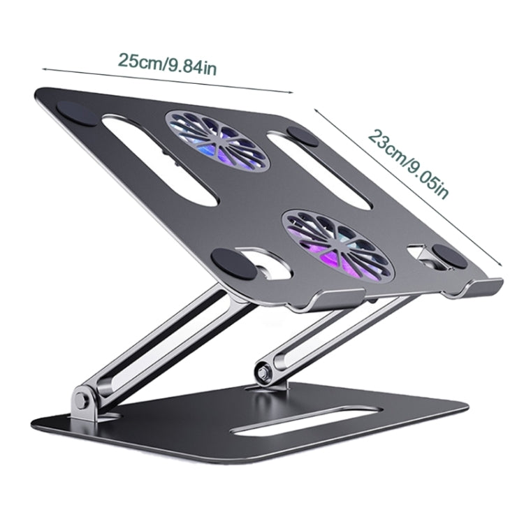 BONERUY P43F Aluminum Alloy Folding Computer Stand Notebook Cooling Stand, Colour: Silver - Computer & Networking by BONERUY | Online Shopping UK | buy2fix