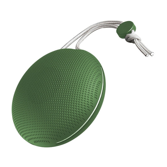 F5 TWS Outdoor Waterproof Mini Bluetooth Speaker with Lanyard Support Hands-free(Green) - Mini Speaker by buy2fix | Online Shopping UK | buy2fix